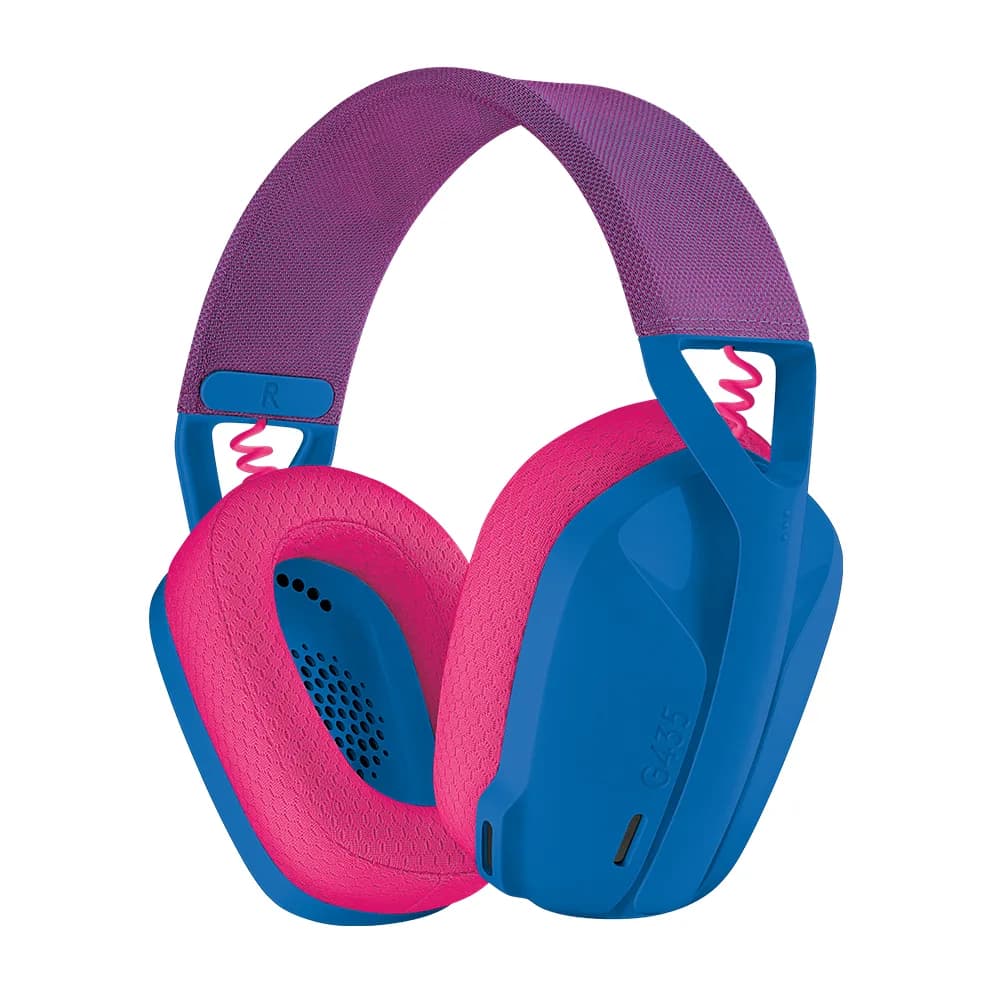 Headset Logitech G435 Lightspeed Bluetooth sem Fio Azul 981-001061