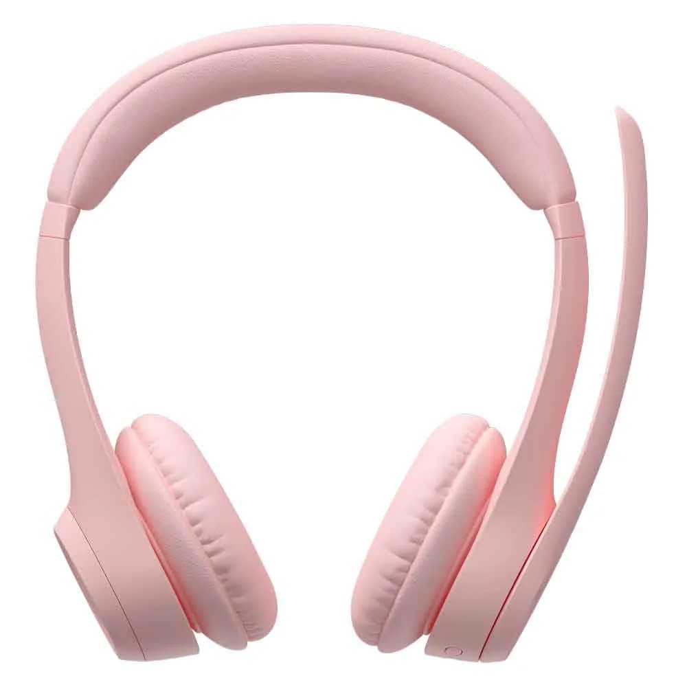 Headset Logitech Zone 300 S/Fio Bluetooth Rosa - 981-001411