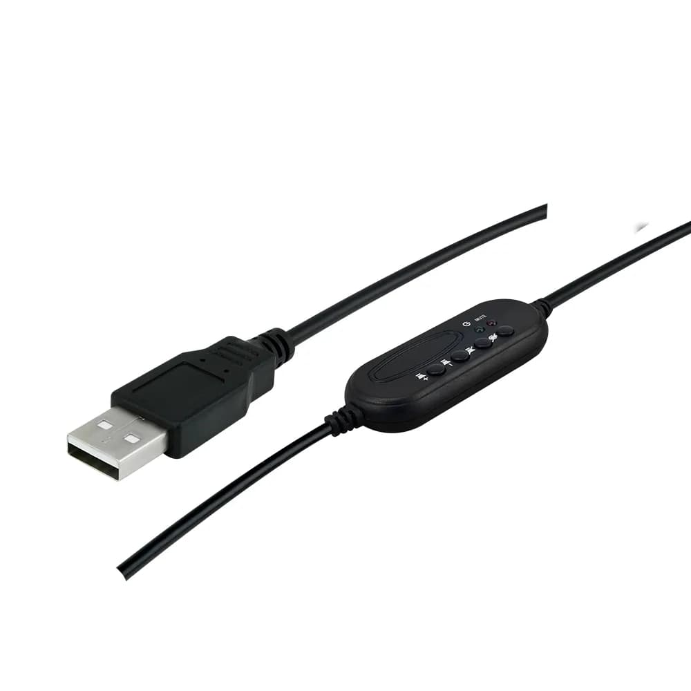 HEADSET OFFICE P/ TELEFONE E COMPUTADOR USB 5+ - 015-0101