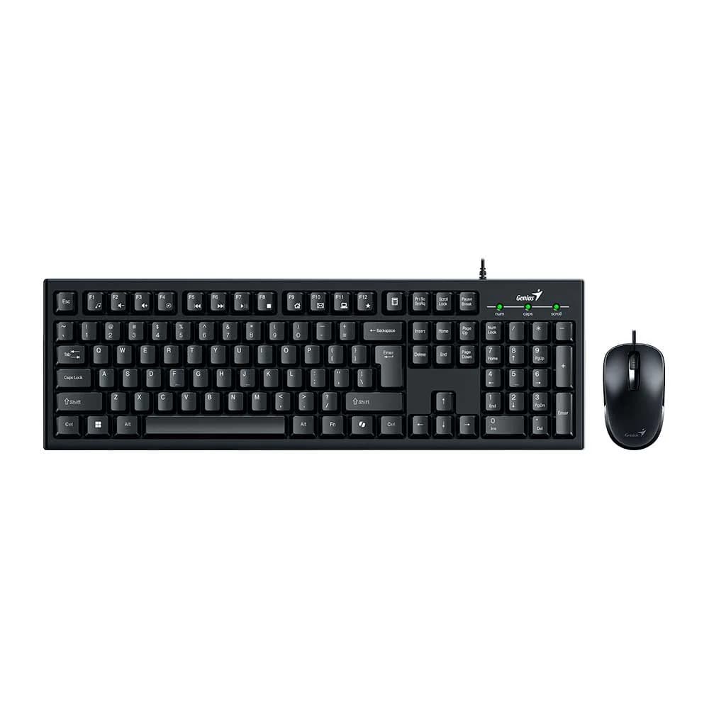 KIT MOUSE E TECLADO GENIUS MULTIMIDIA KM-100SE COM FIO USB