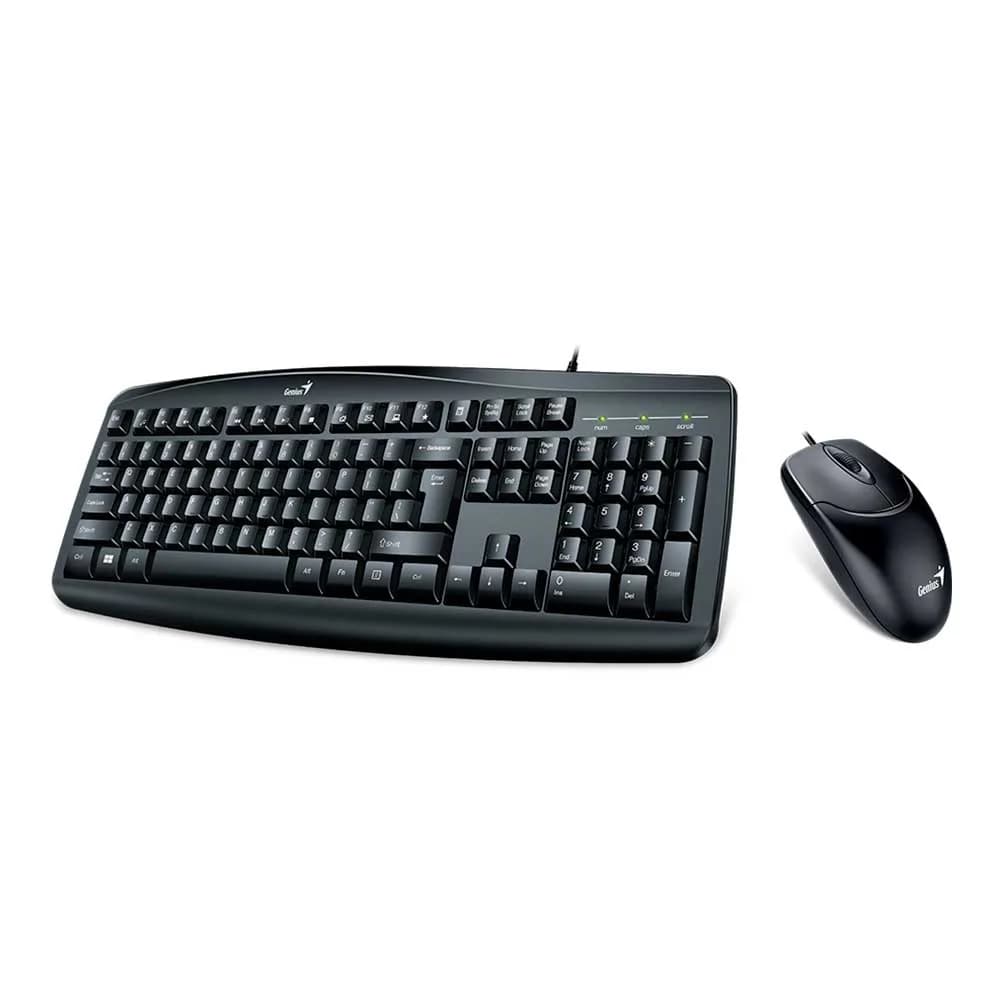 KIT MOUSE E TECLADO GENIUS SMART KM-200 COM FIO USB