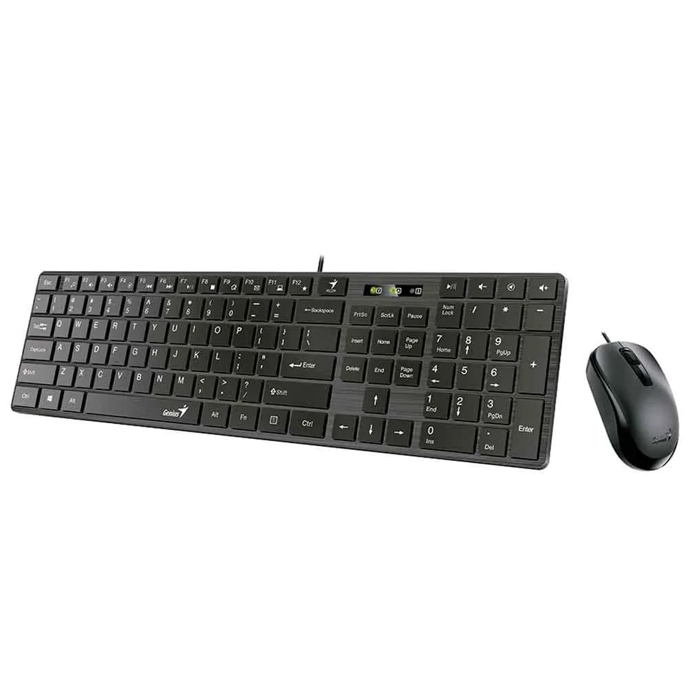 KIT MOUSE E TECLADO MULTIMIDIA GENIUS SS-C126 COM FIO USB