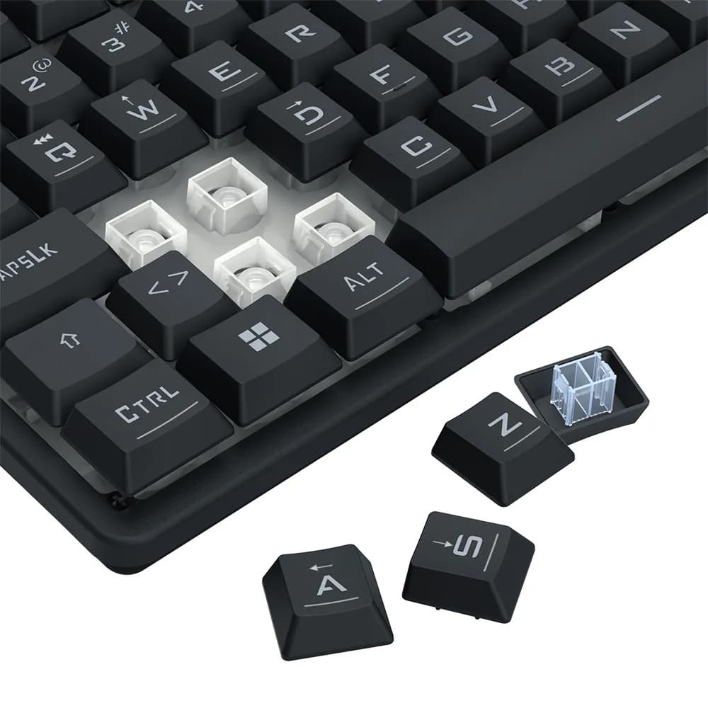 KIT TECLADO + MOUSE + HEADSET + MOUSEPAD REDRAGON ESSENTIALS PRETO S166