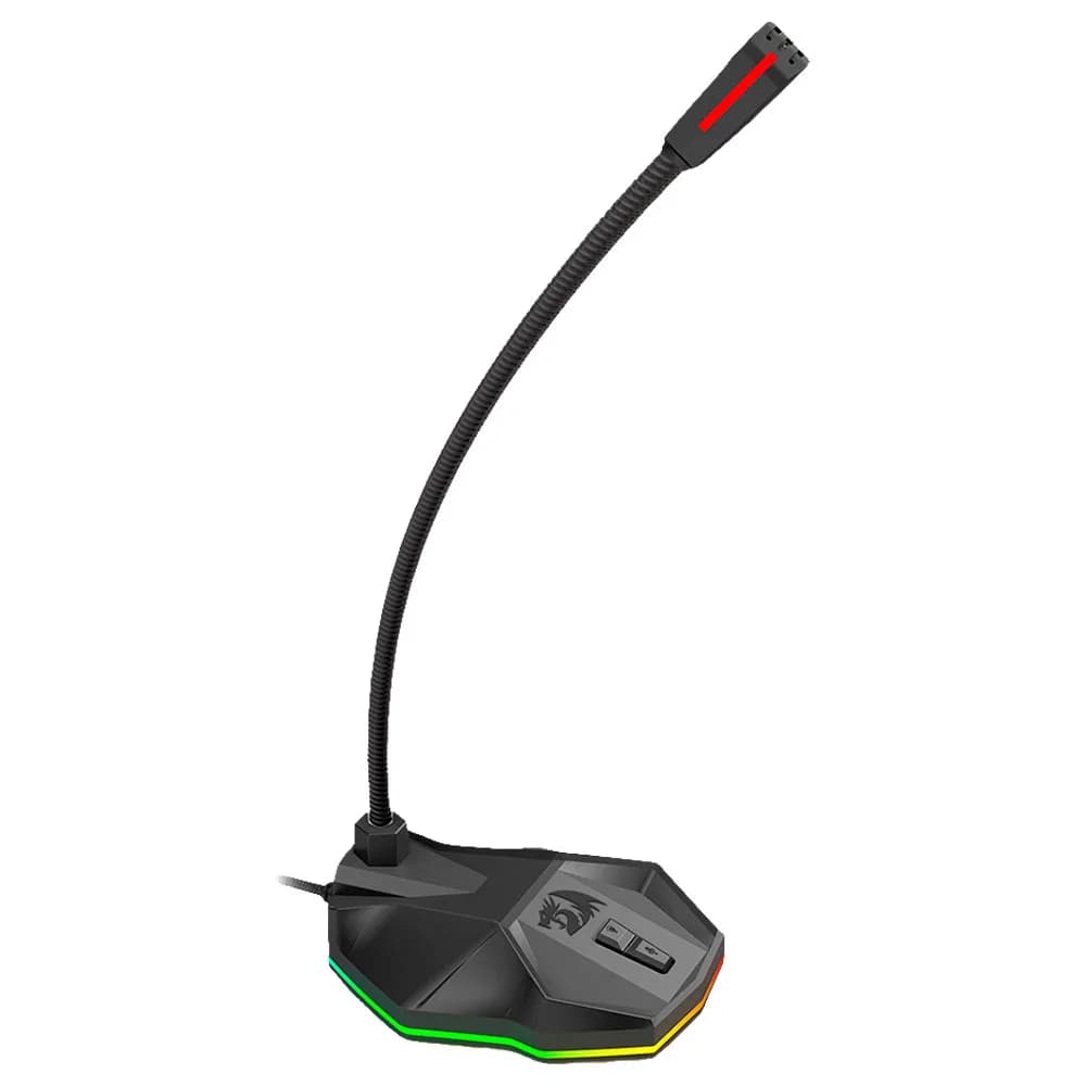MICROFONE REDRAGON STIX PRETO RGB GM-99