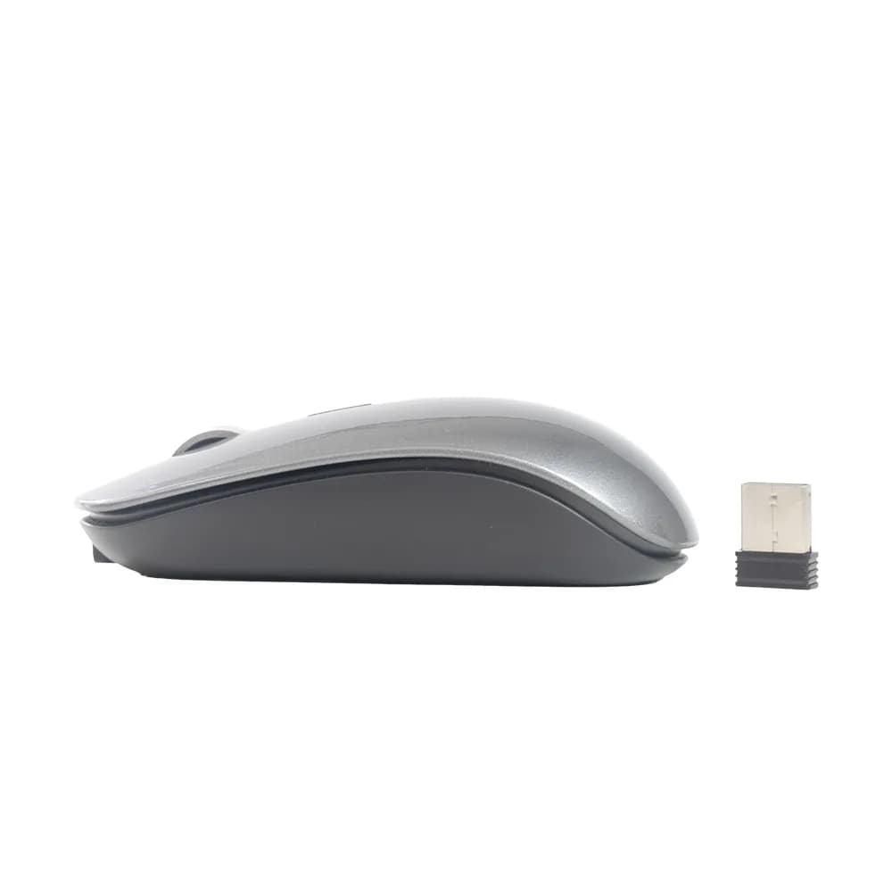 MOUSE C3TECH SEM FIO RECARREGAVEL M-W80GY CINZA