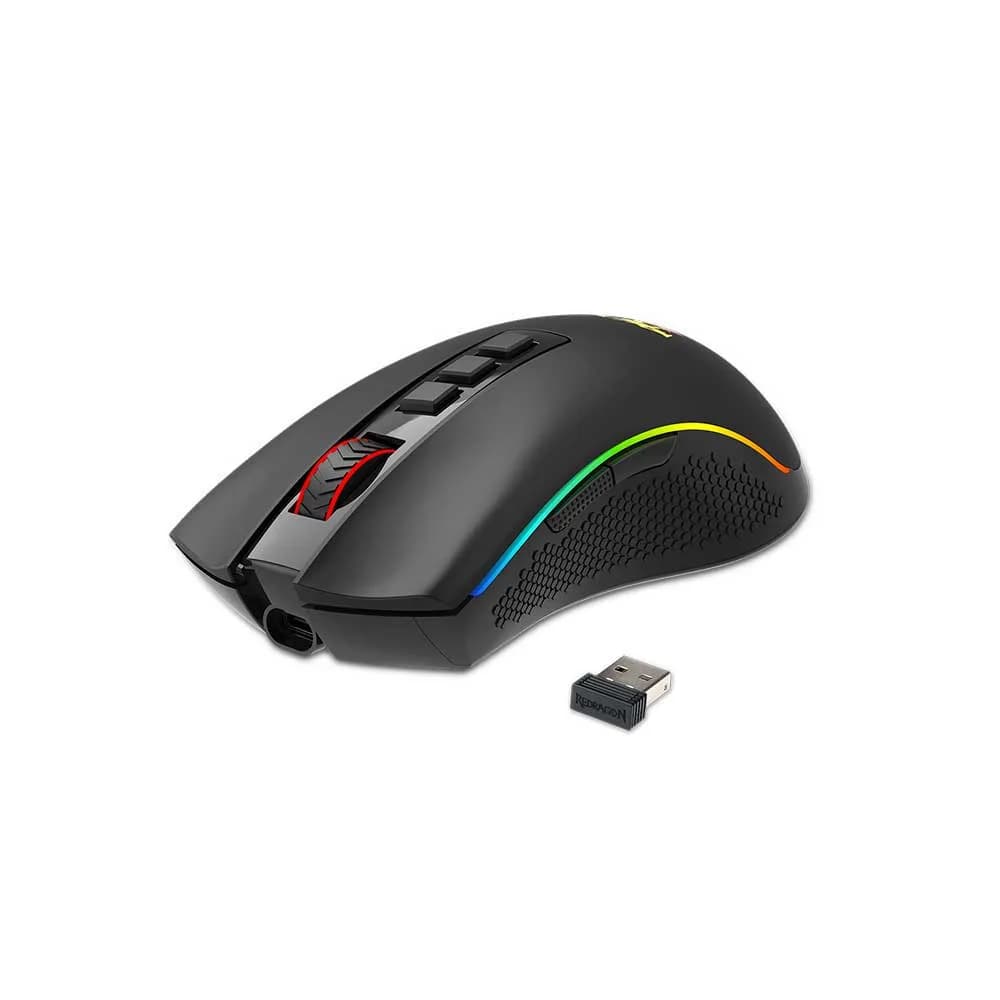 MOUSE GAMER REDRAGON COBRA PRO SEM FIO PRETO M711-PRO