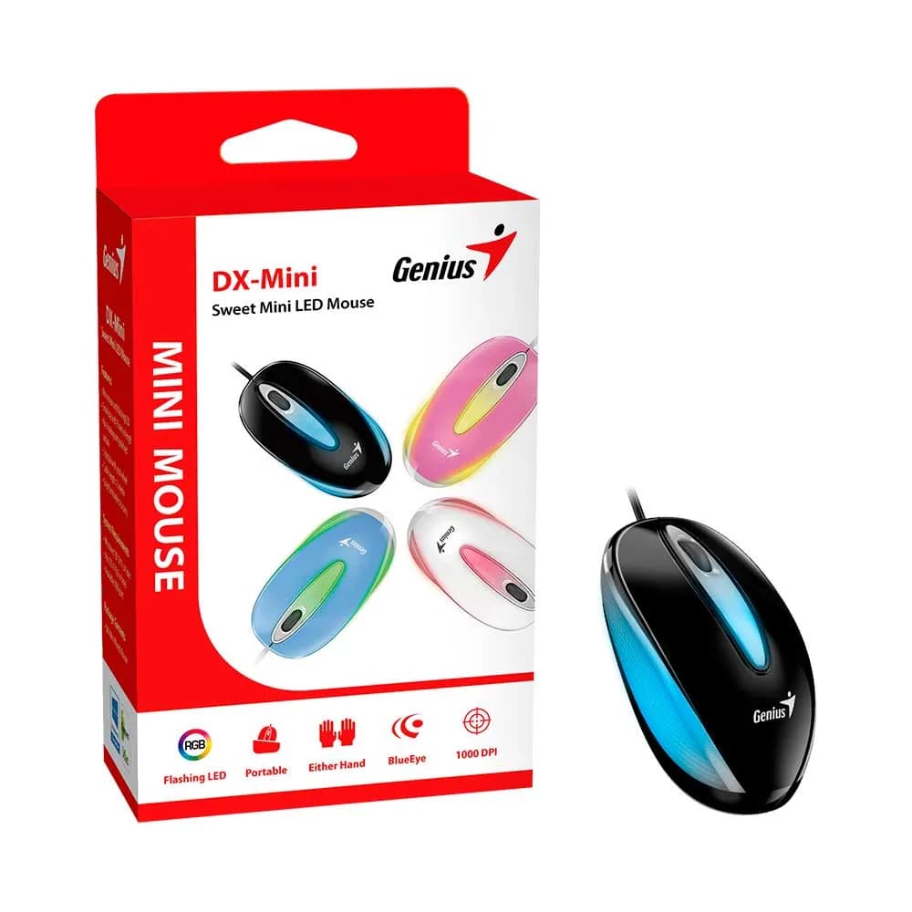 Mouse Genius DX-Mini Óptico USB Preto