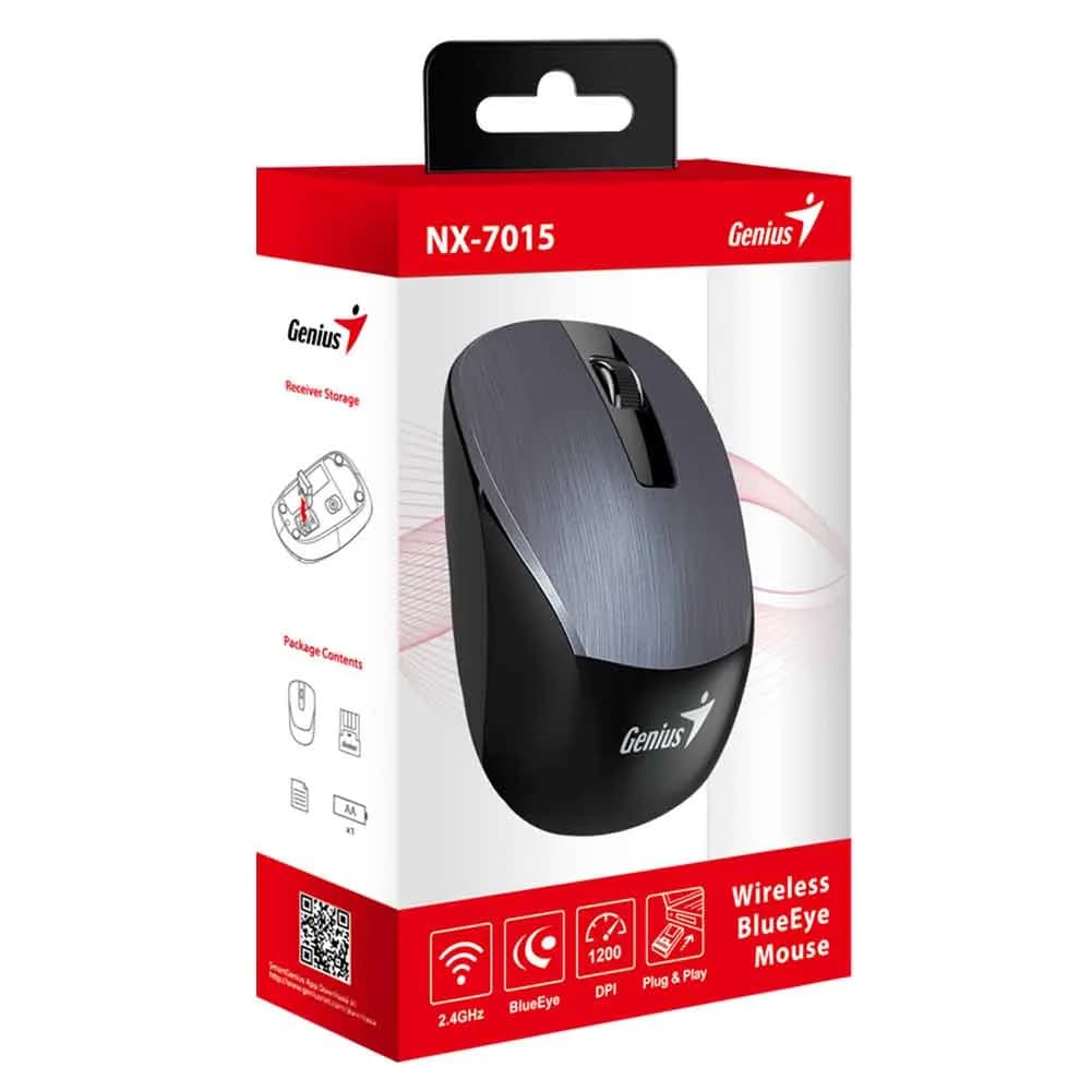 Mouse Genius NX-7015 sem Fio Grey