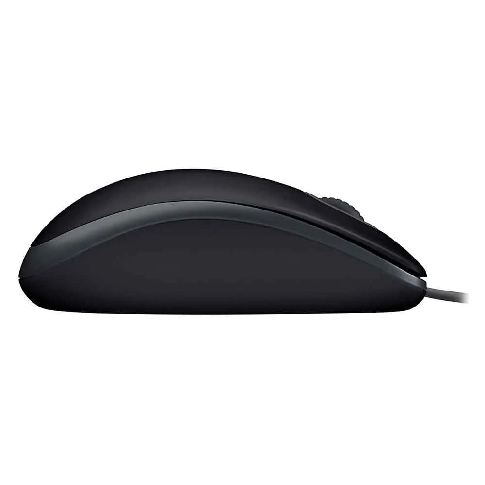 MOUSE LOGITECH M110 SILENT BLACK C/ FIO - 910-006756