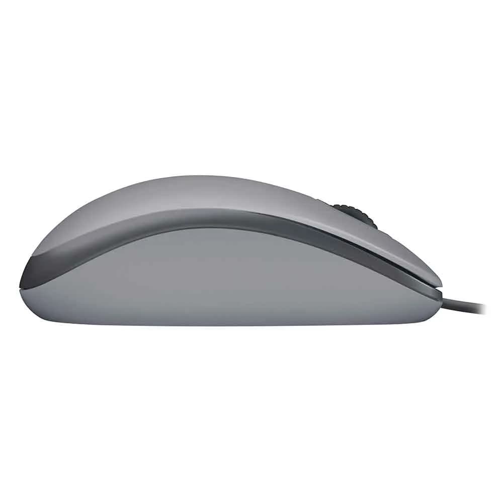 MOUSE LOGITECH M110 SILENT GRAY C/ FIO - 910-006757
