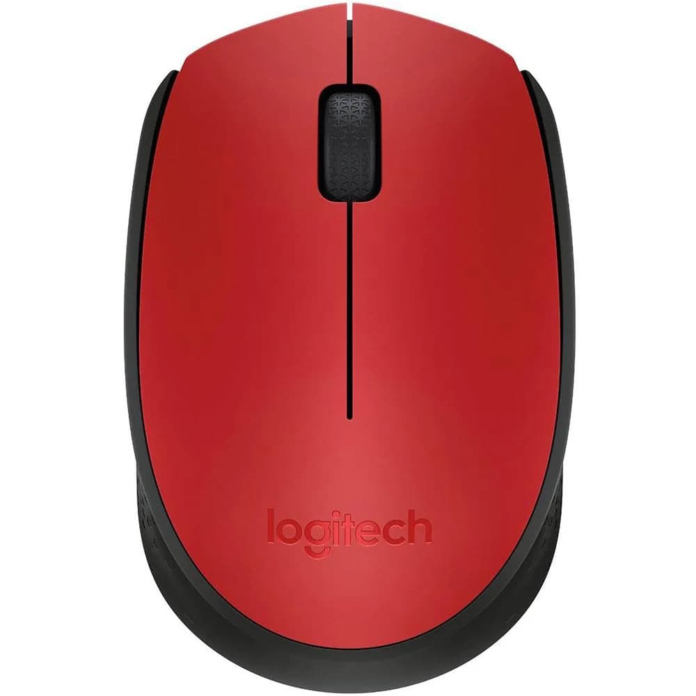 Mouse Logitech M170 sem Fio RC/Nano Vermelho
