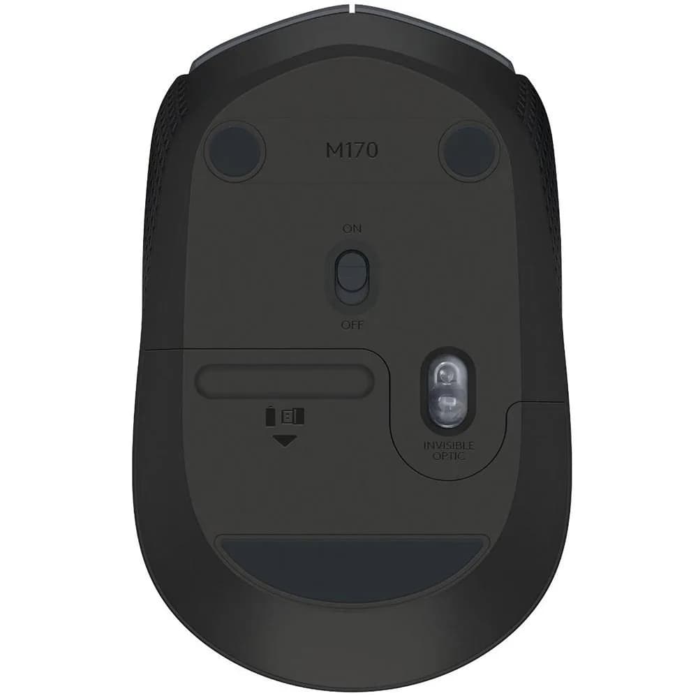 MOUSE LOGITECH M170 SEM FIO RC/NANO VERMELHO