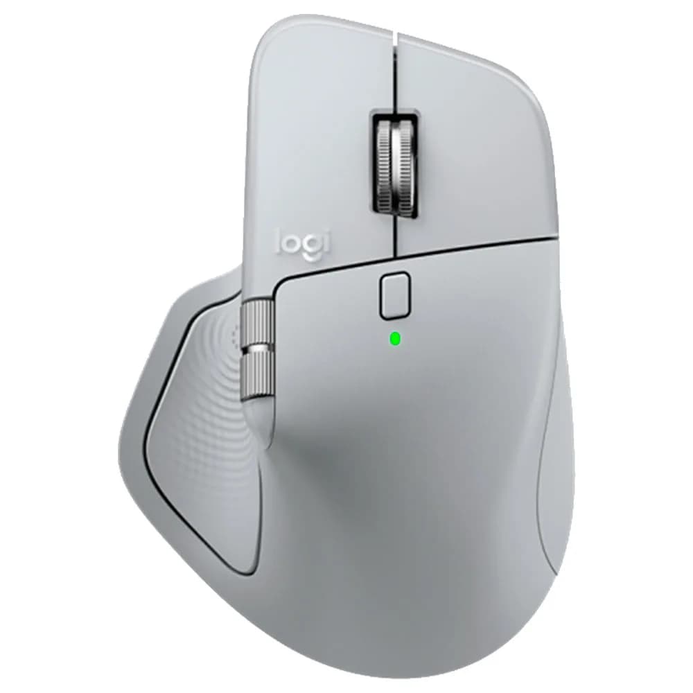 Mouse Logitech MX Master 4 sem Fio Cinza Claro 910-007566