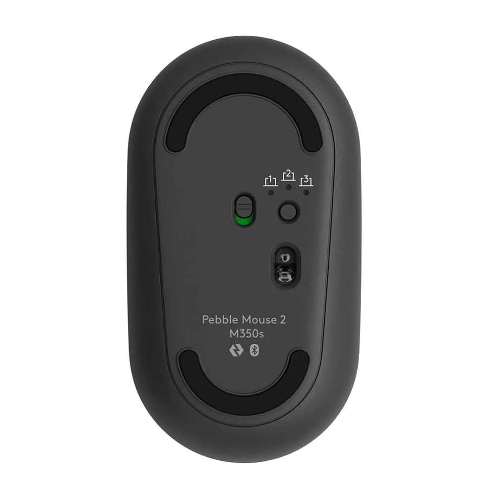 MOUSE LOGITECH PEBBLE 2 M350S SEM FIO GRAFITE - 910-007049