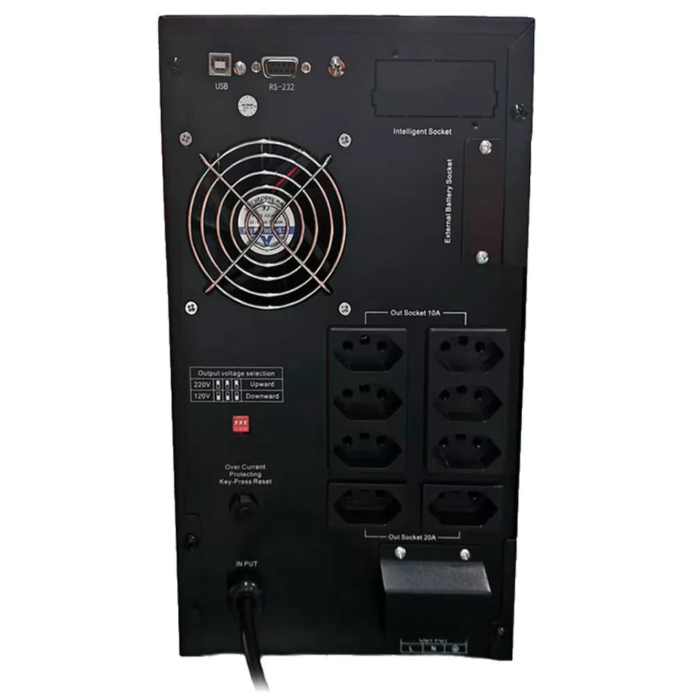 NOBREAK COLETEK 2200VA SENOIDAL BIVOLT AUT - PSS-2K-EBSB CLK