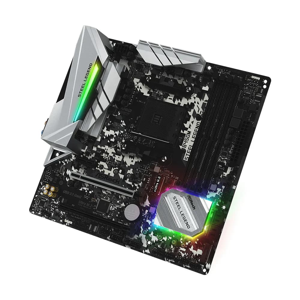 PLACA MAE (AMD) ASROCK B450M STEEL LEGEND DDR4 AM4 90-MXB9Y0-A0BAYZ