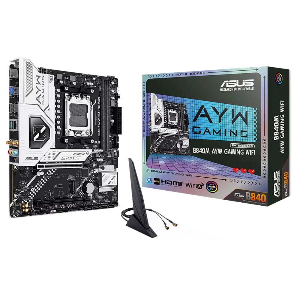Placa Mãe (AMD) ASUS B840M AYW Gaming Wi-Fi DDR5 AM5