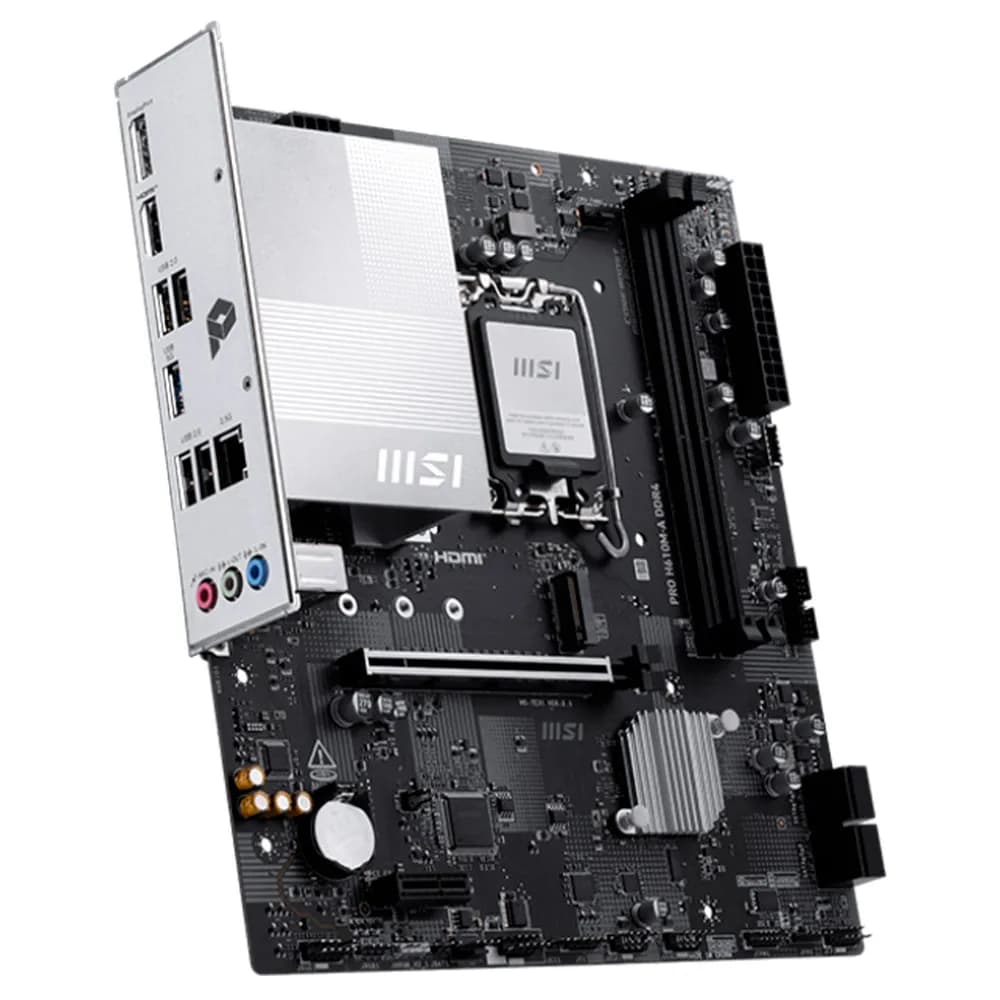 Placa Mãe (Intel) MSI Pro H610M-A DDR4 LGA1700 12° 13° e 14° Geração