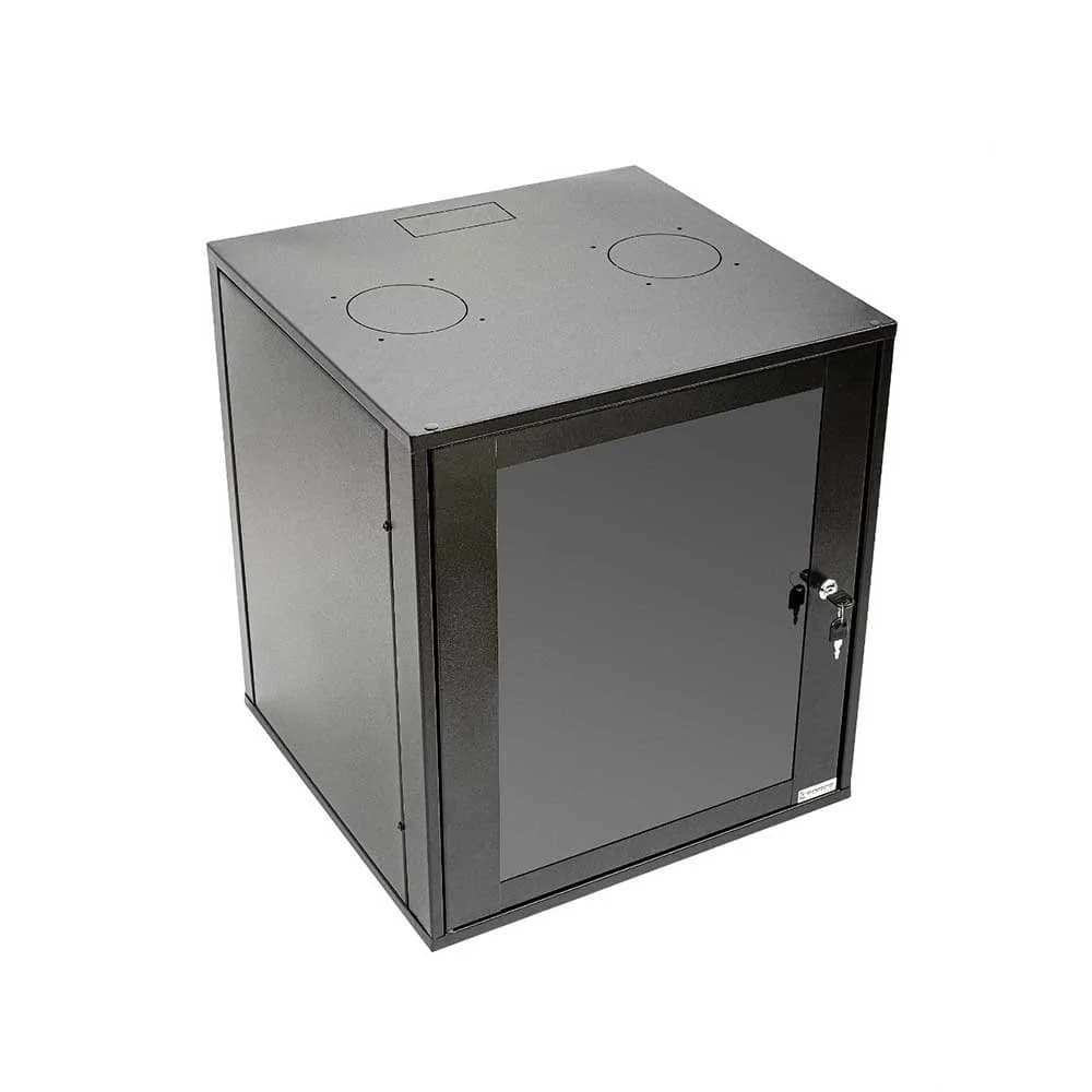 Rack Padrão 19" 12U x 570mm Preto Visor de Acrilico GForce 342