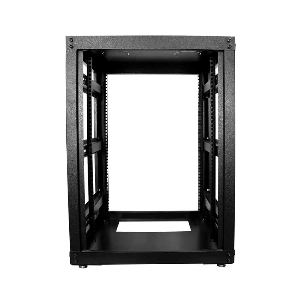 RACK PADRAO 19" 16U X 570MM PRETO PISO VISOR DE ACRILICO GFORCE 345