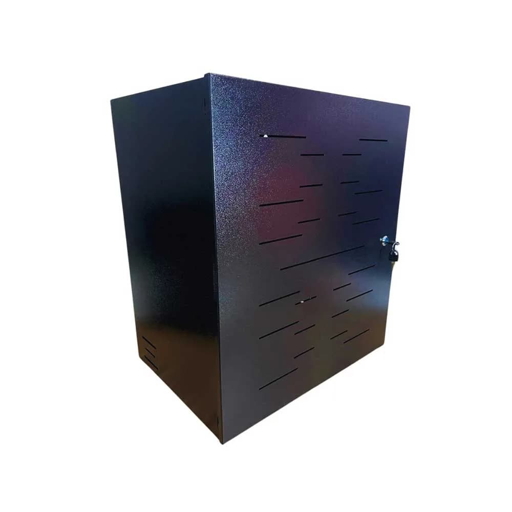 Rack Padrão 19" 8U x 350mm Porta Perfurada Preto GForce 1323