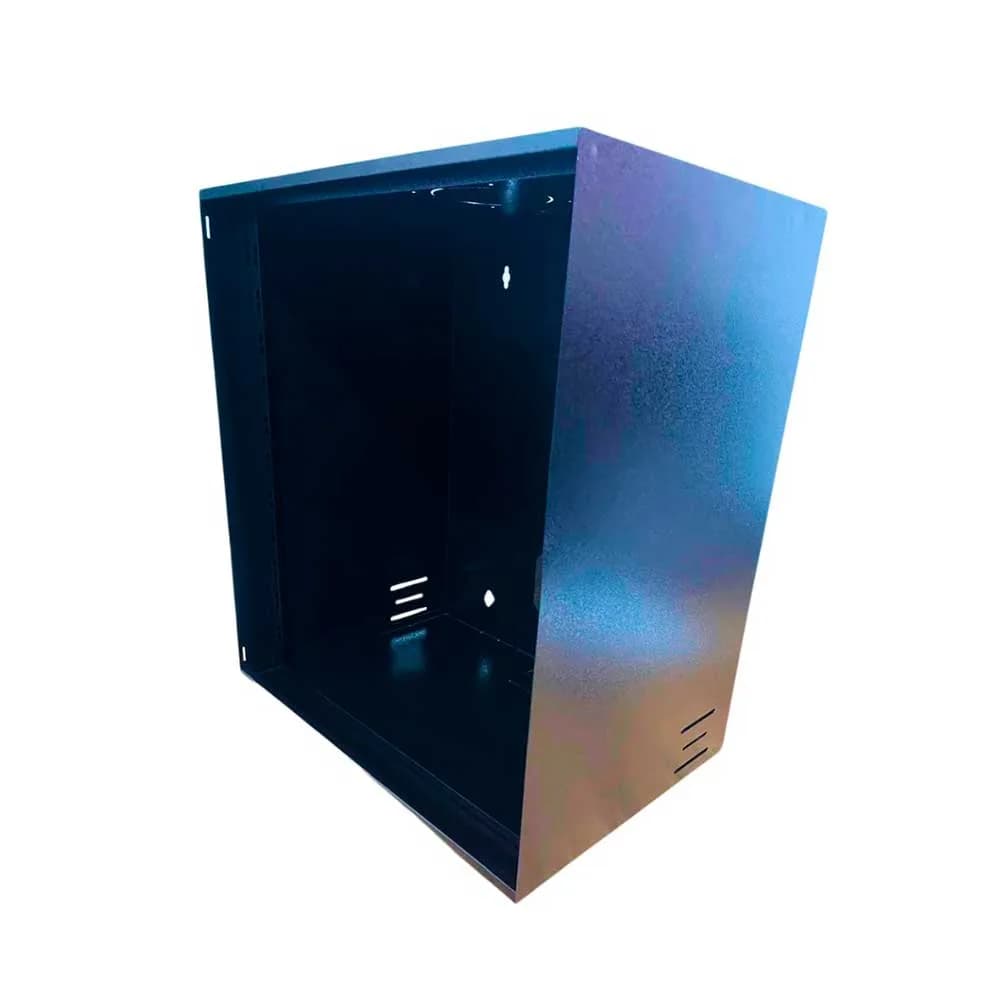 RACK PADRAO 19" 8U X 350MM PRETO VISOR DE ACRILICO GFORCE 780