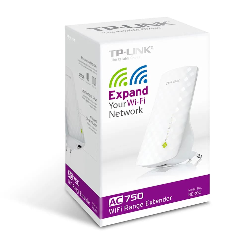 REPETIDOR WIRELESS AC750 TP-LINK RE200