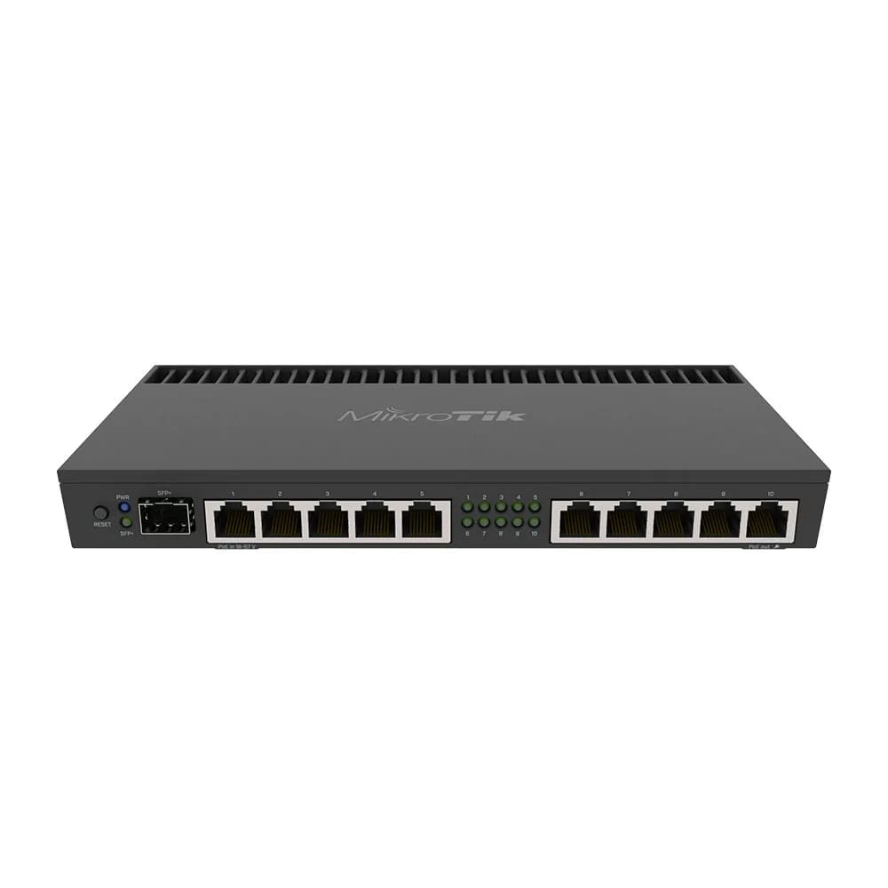 Roteador Router Board RB4011IGS+RM - MikroTik
