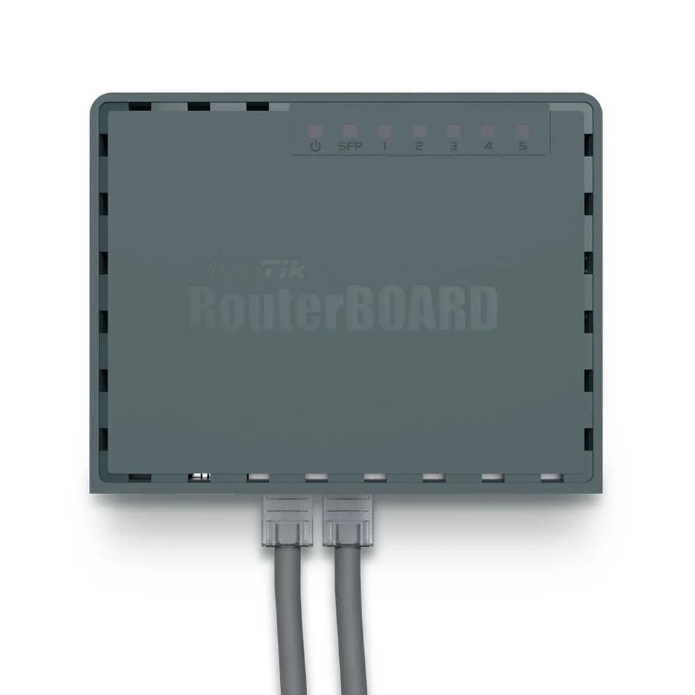 ROTEADOR ROUTER BOARD RB760IGS HEX S - MIKROTIK