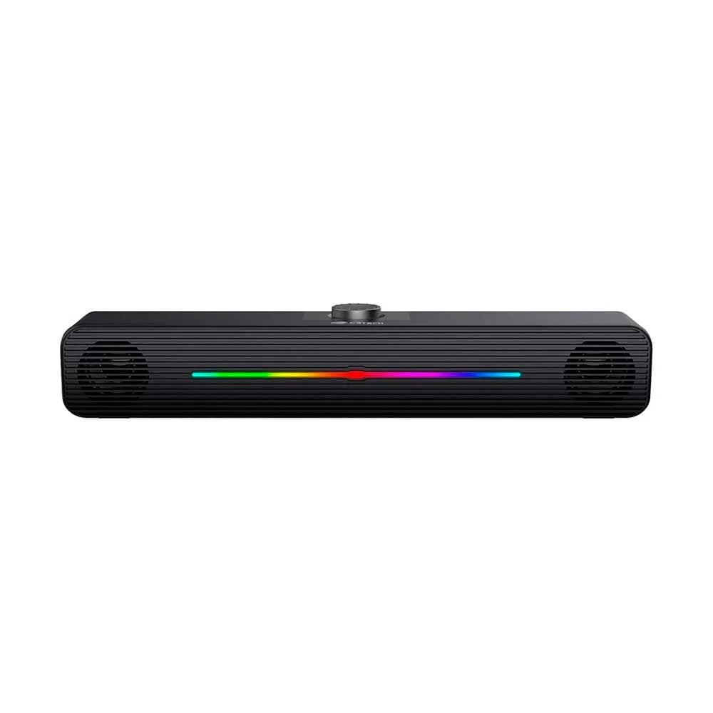 Soundbar 2.0 C3Tech Preto Multicolor SB-50BK
