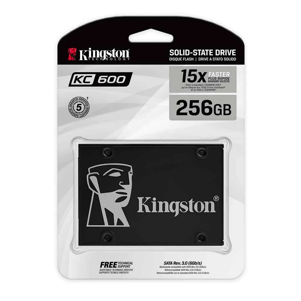 SSD Kingston KC600 256GB 2,5" SATA 3 - SKC600/256G