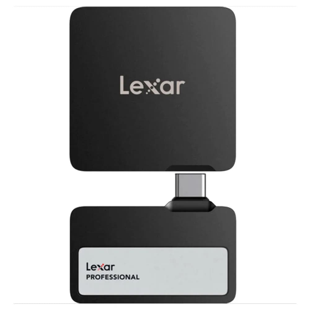 SSD Portátil Lexar 1TB Hub USB 3.2 Preto - LSL400S001T-RNBNG