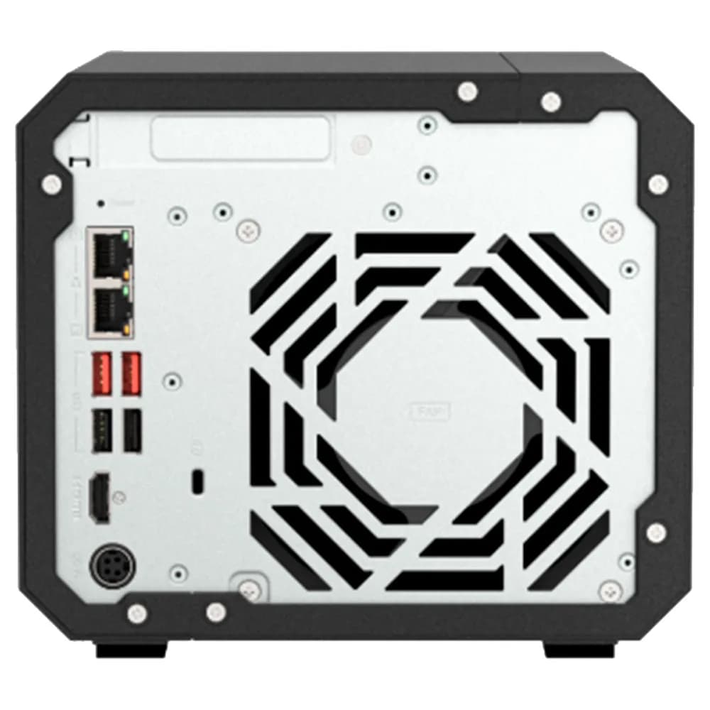 STORAGE NAS QNAP 4 BAIAS INTEL N150 2 PORTAS 2.5GB - TS-H665-8G