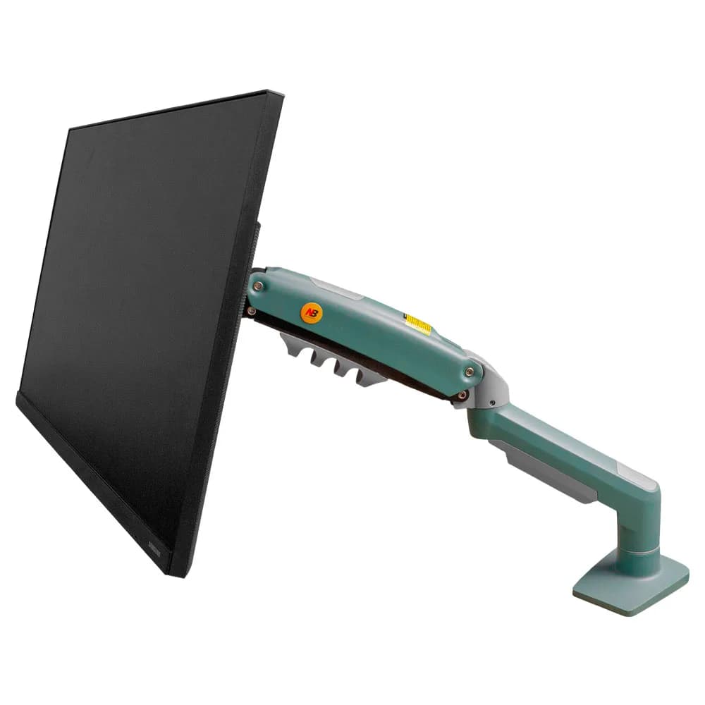SUPORTE MONITOR NORTH BAYOU PISTAO A GAS MORSA 17" A 30" VERDE - NB-F80-XK