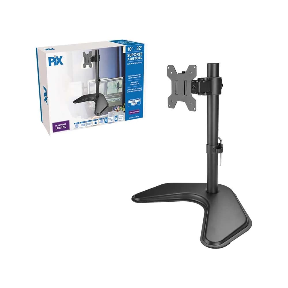 Suporte Monitor Santana Ajustável 10" a 32" - 079-0075