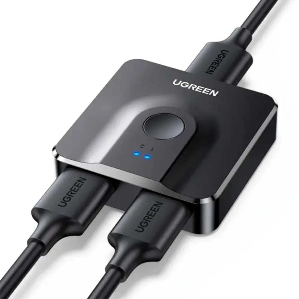 Switch HDMI Ugreen com 2 Entradas HDMI e 1 Saída HDMI - CM217