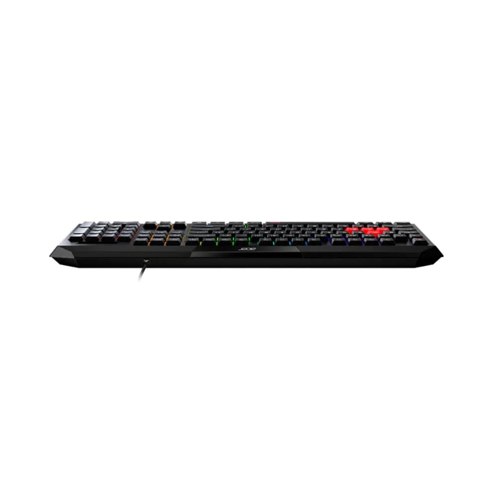 TECLADO GAMER ACER MEMBRANA USB NITRO NKW100 RGB PRETO