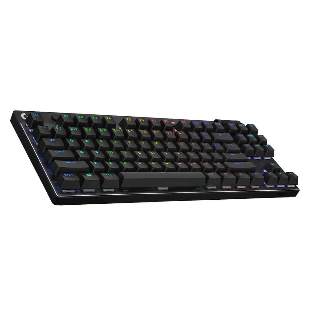 TECLADO MECANICO GAMER LOGITECH G PRO X TKL LIGHTSPEED PRETO - 920-12127