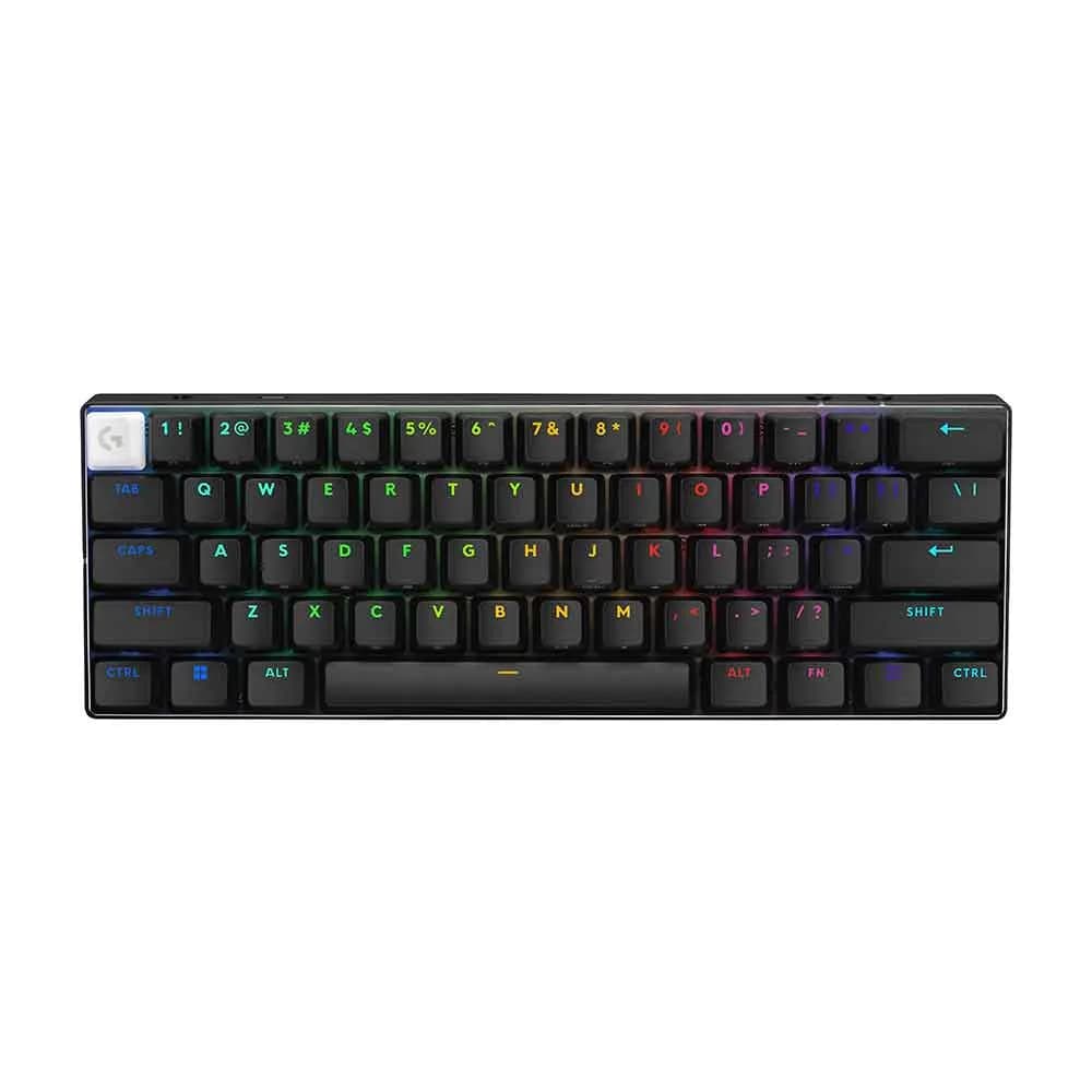 Teclado Mecânico Logitech Gamer G Pro x 60 s/ Fio Preto - 920-011902