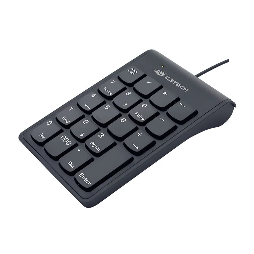 TECLADO NUMERICO C3TECH USB KN-12BK PRETO