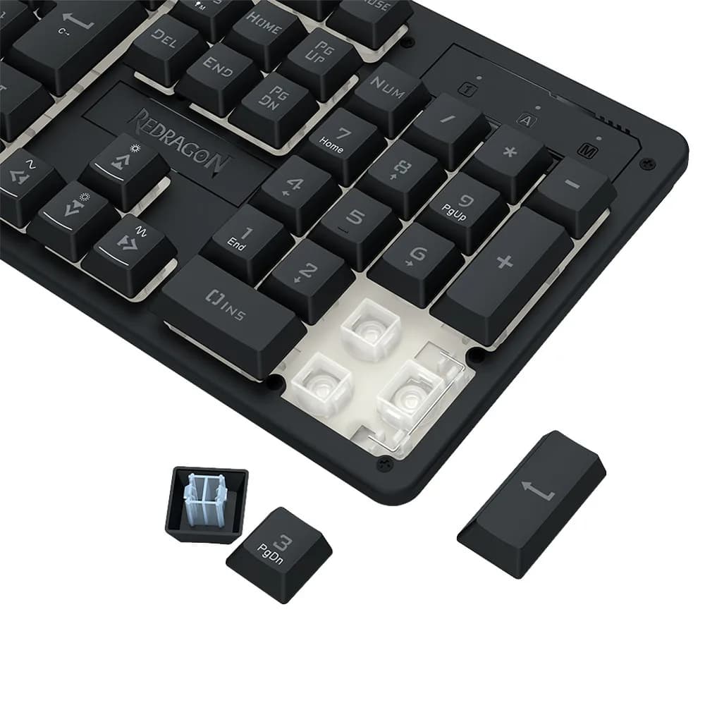 TECLADO REDRAGON MEMBRANA GAMER NETHERBANE PRO K521RGB-KS PT
