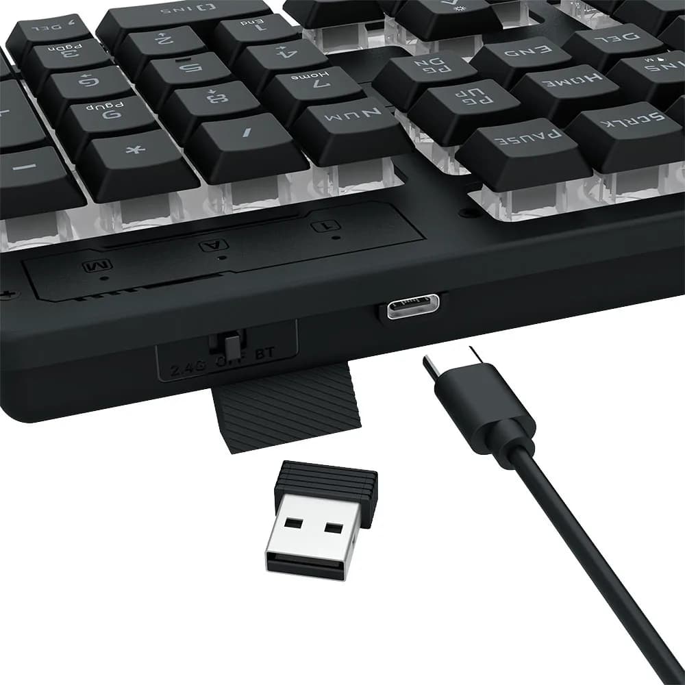 TECLADO REDRAGON MEMBRANA GAMER NETHERBANE PRO K521RGB-KS PT
