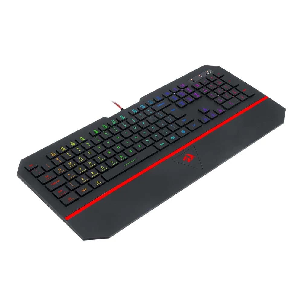 TECLADO REDRAGON MEMBRANA GAMER RGB PRETO KARURA 2 K502RGB (PT)