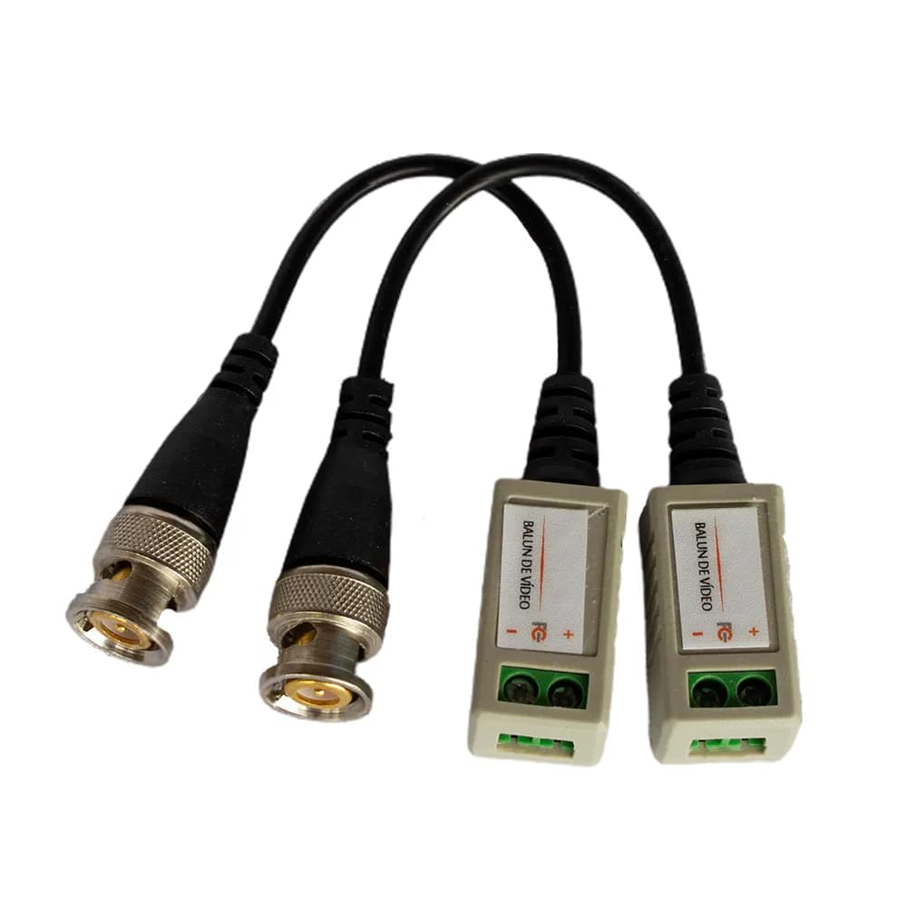 Vídeo Balun HD AHD-CVI-TVI-Cvbs FCBALHD2N FC Fontes