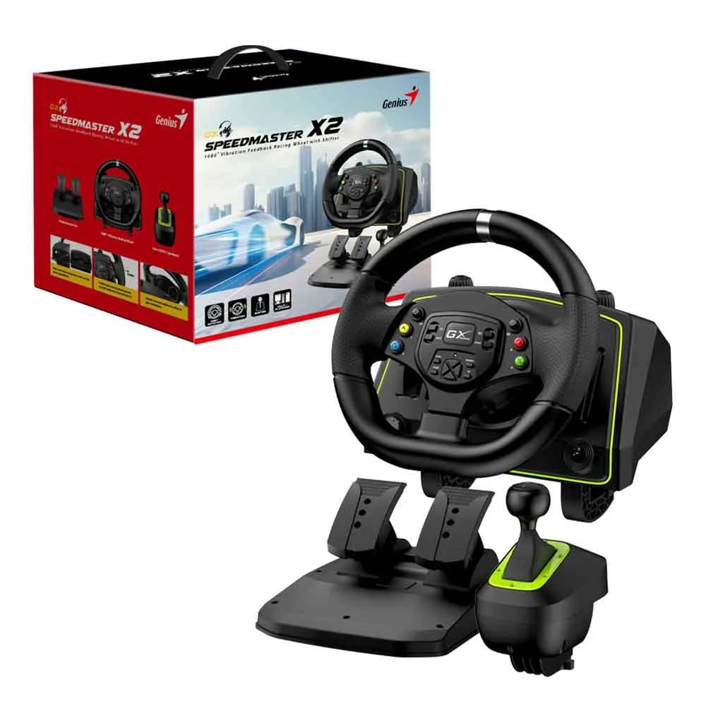 VOLANTE GENIUS SPEEDMASTER X2 P/GAME PC/PS3/PS4/XBOX X SERIES
