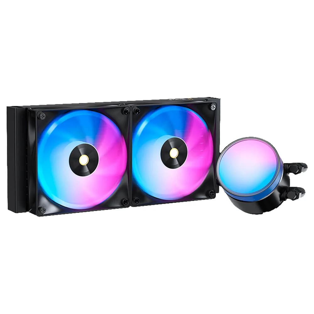 Water Cooler Delta L24 BK ARGB V2 Cypus Preto DELTA-L24-BK2AAWNN02X-GL