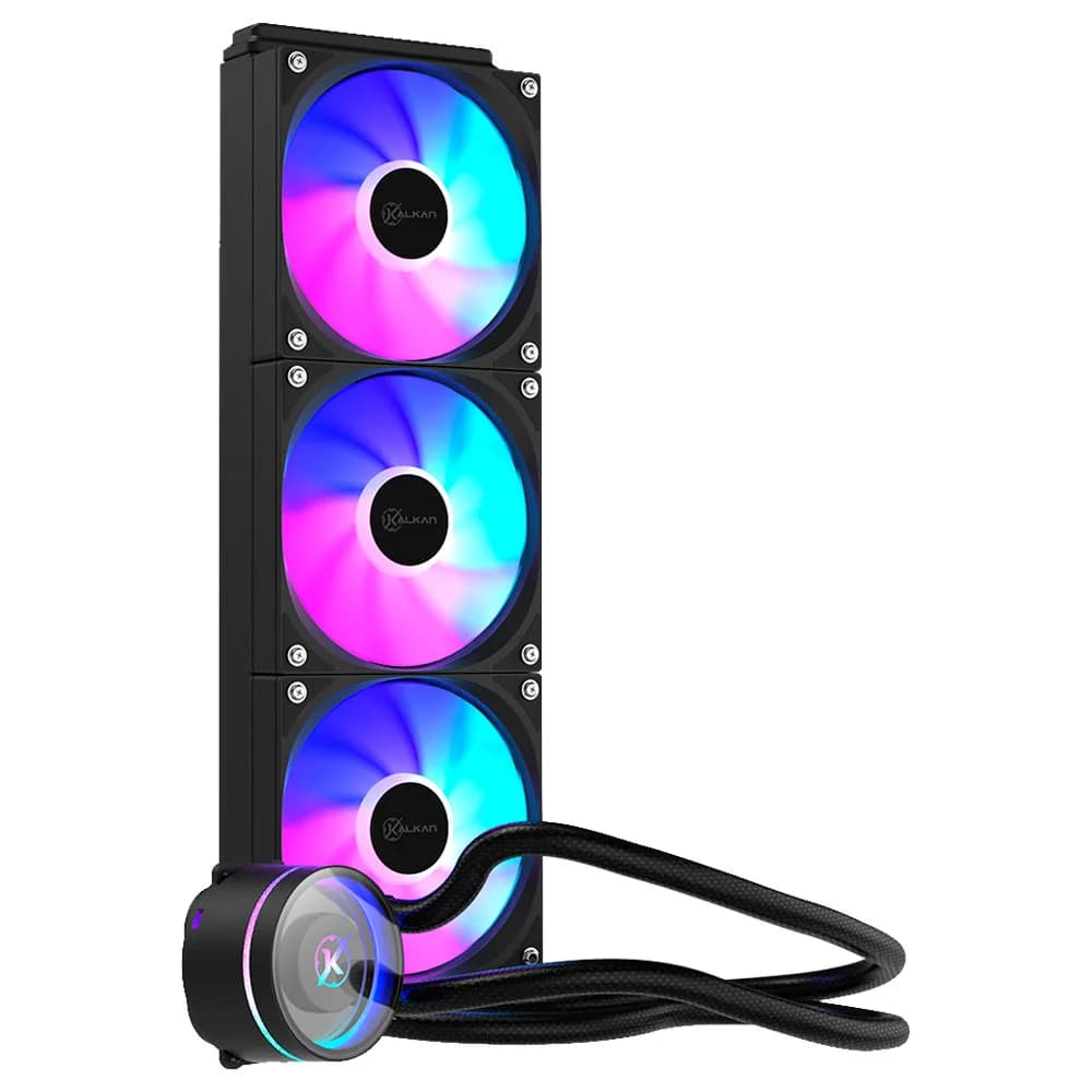 WATER COOLER KALKAN AURA LITE 360MM ARGB PRETO KLK00099