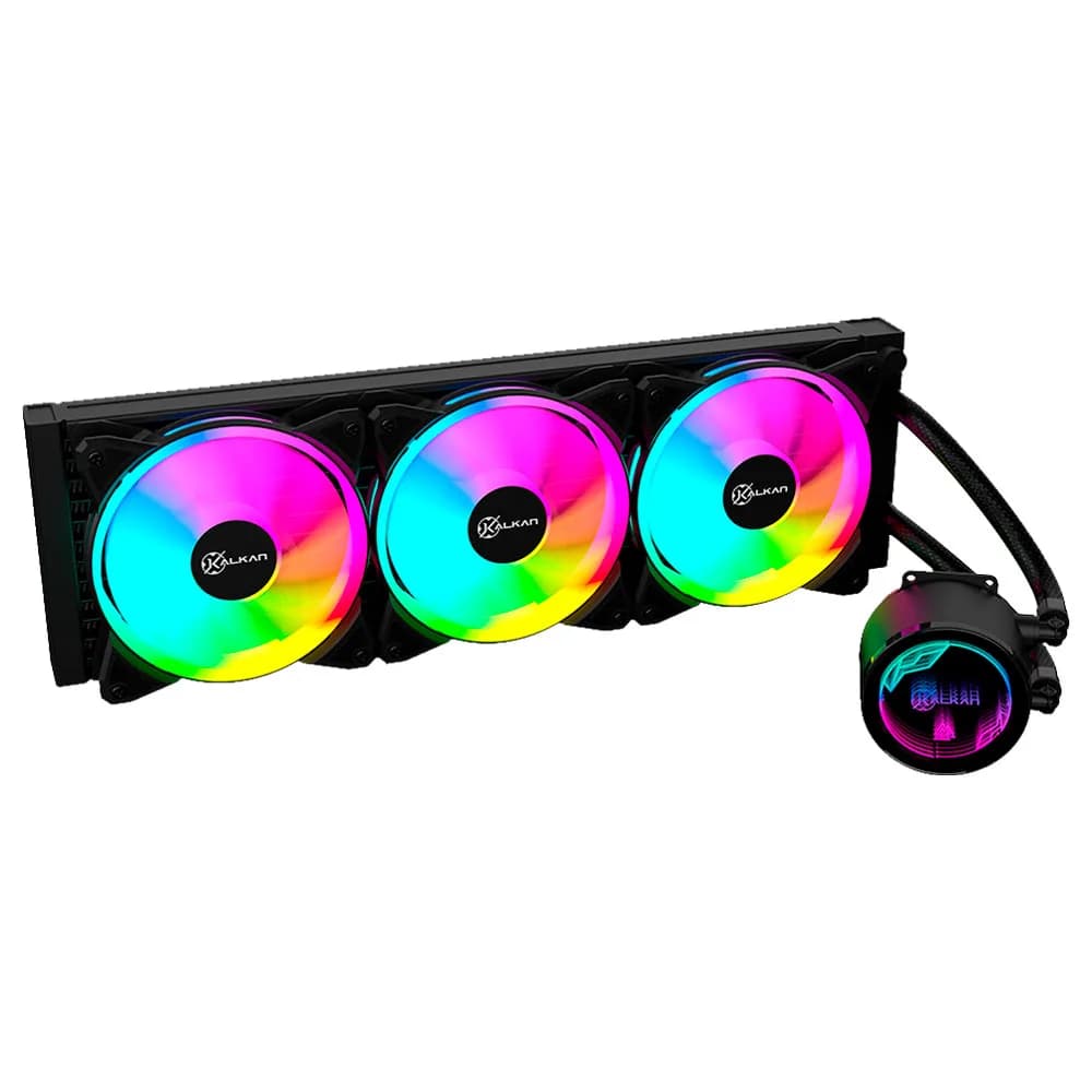 Water Cooler Kalkan Iota V2 360mm RGB Preto KLK00069
