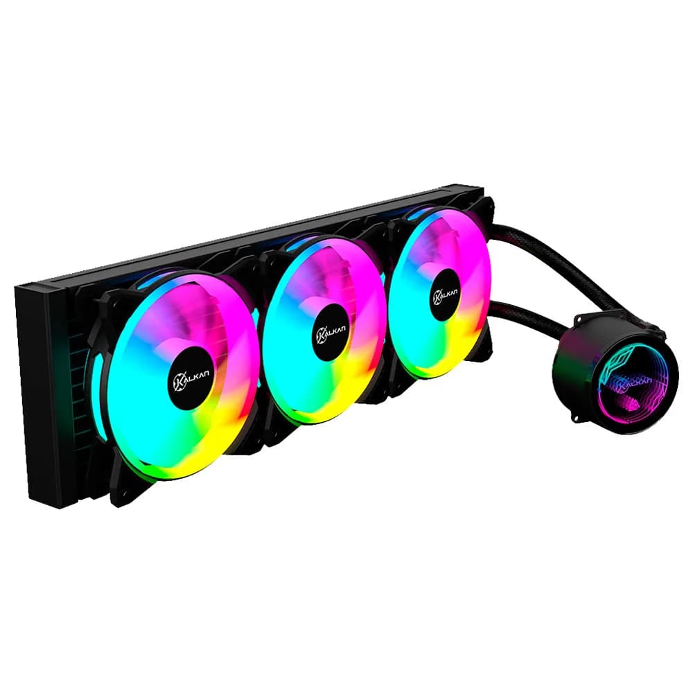 WATER COOLER KALKAN IOTA V2 360MM RGB PRETO KLK00069
