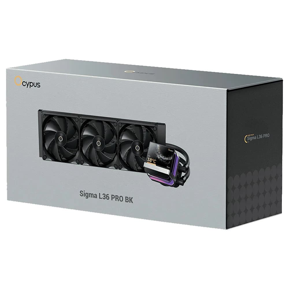 WATER COOLER SIGMA L36 PRO BK OCYPUS PRETO SIGMA-L36-BK3ANWL00P-GL